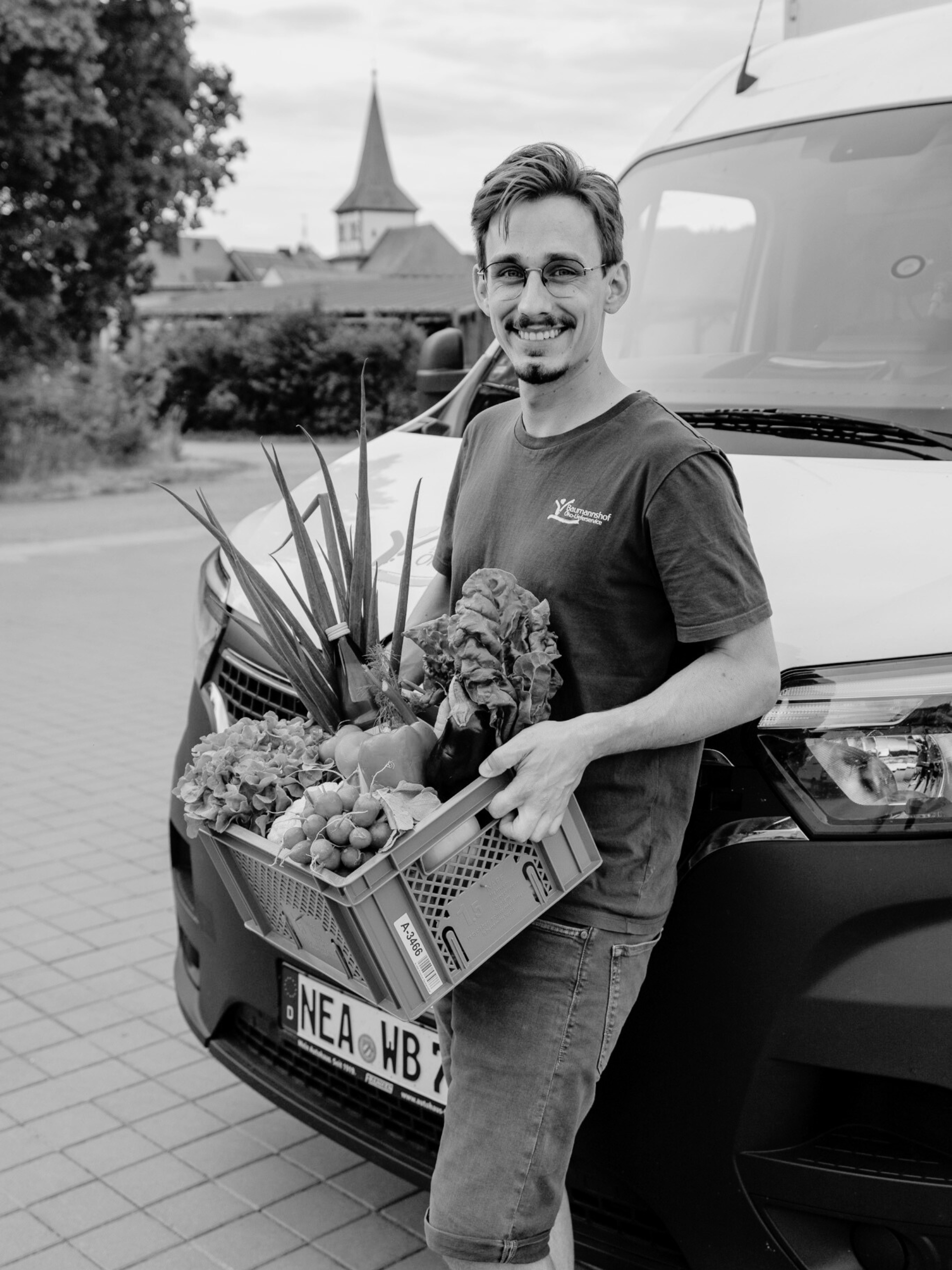 Geschäftsführer David Baumann Baumannshof Öko-Lieferservice Referenz Necotek IT-Systemhaus